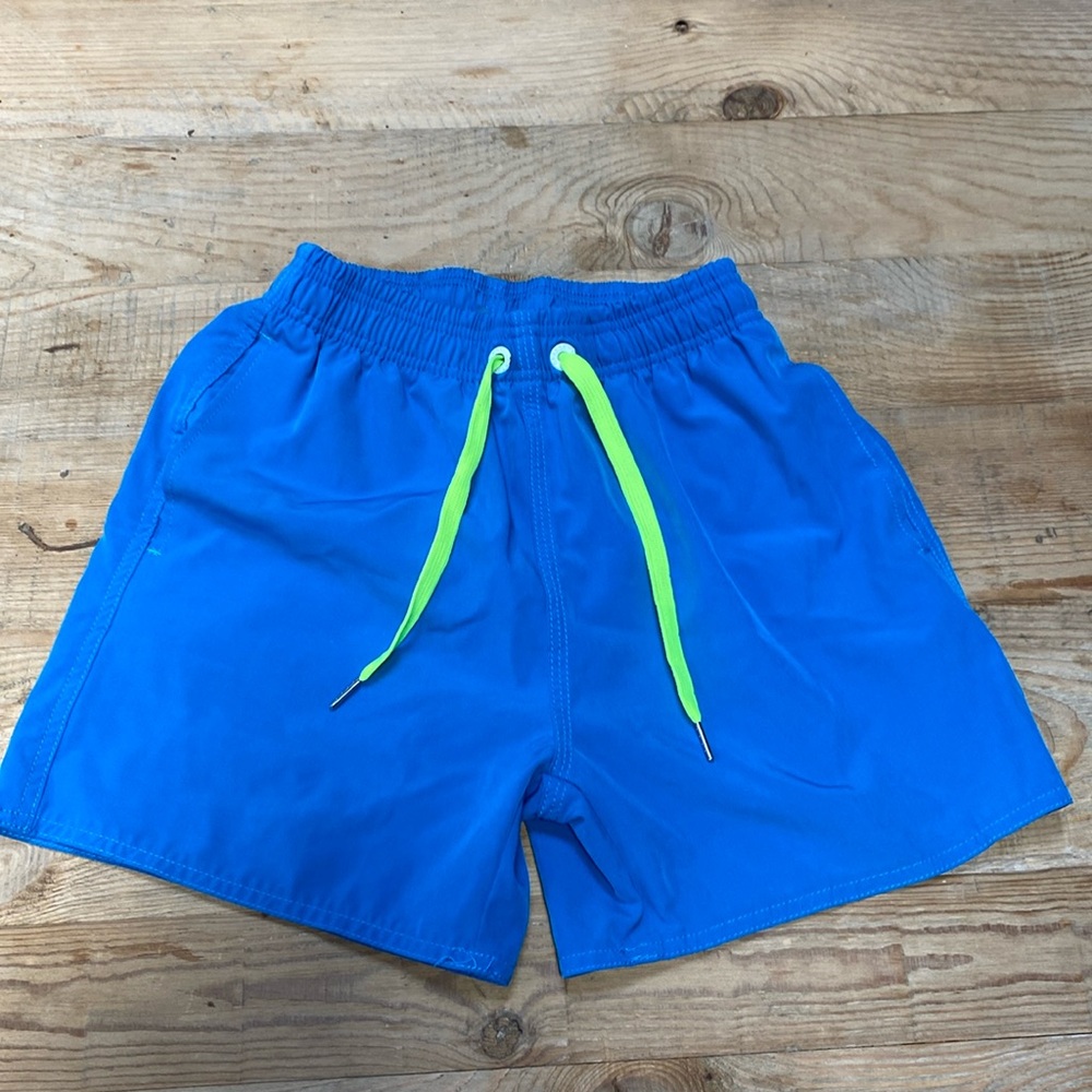 Men’s blue swim trunks. Small.